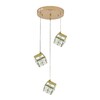 Миниатюра фото подвесная светодиодная люстра indigo 12048/3p gold v000134l | 220svet.ru