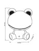Миниатюра фото настольная лампа lucide dodo frog 71592/03/85 | 220svet.ru