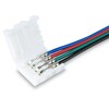 Миниатюра фото соединитель гибкий двухсторонний для светодиодной ленты ambrella illumination led strip 5050 12/24v (4 конт.) gs7751 | 220svet.ru