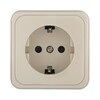 Миниатюра фото розетка lk studio открытой установки с заземляющими контактами и защитными шторками (бежевый) 813201 | 220svet.ru