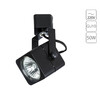 Миниатюра фото трековый светильник однофазный arte lamp lente a1314pl-1bk | 220svet.ru