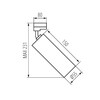 Миниатюра фото трековый светильник kanlux atl2 gu10-w 33138 | 220svet.ru