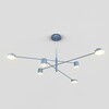 Миниатюра фото потолочная люстра на штанге inodesign motvikt blue 41.1226 | 220svet.ru