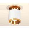 Миниатюра фото комплект накладного светильника ambrella light techno spot xs7401121 swh/pyg белый песок/золото желтое полированное (n7929, c7401, n7034) | 220svet.ru
