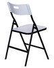 Миниатюра фото набор 4шт стул складной dobrin liam lmy-pp103-n_b-m_p-white-13987 | 220svet.ru