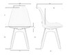Миниатюра фото набор 4 шт стул обеденный dobrin harry lmzl-pp635p-n_b-p_p23-13284 | 220svet.ru