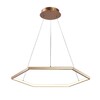 Миниатюра фото подвесной светодиодный светильник favourite hexagon 2103-6p | 220svet.ru