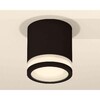 Миниатюра фото комплект накладного светильника ambrella light techno spot xs7402031 sbk/fr черный песок/белый матовый (c7402, n7121) | 220svet.ru
