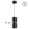 Миниатюра фото подвесной светодиодный светильник с механизмом регулировки высоты novotech aristo 359340 черный | 220svet.ru