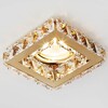 Миниатюра фото встраиваемый светильник ambrella light crystal k110 cl/g | 220svet.ru