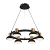 Миниатюра фото подвесная светодиодная люстра indigo traforo 11059/6p black v000182l | 220svet.ru