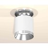 Миниатюра фото комплект накладного светильника ambrella light techno spot xs7401101 swh/psl белый песок/серебро полированное (n7927, c7401, n7032) | 220svet.ru
