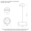 Миниатюра фото подвесной светильник светодиодный lussole lewisville lsp-7103 | 220svet.ru