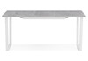 Миниатюра фото стол деревянный woodville лота лофт 120 25 мм бетон / белый матовый 489648 | 220svet.ru