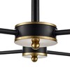 Миниатюра фото потолочная люстра lumion landa 8249/6c античное золото | 220svet.ru