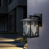 Миниатюра фото уличный настенный светильник voltega domi vgl7219wl-01b6 | 220svet.ru