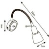 Миниатюра фото спот arte lamp lettura a7009ap-1ss | 220svet.ru
