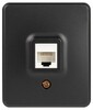 Миниатюра фото розетка эра эксперт 11-3203-05 информационная rj45 ip20 оу антрацит б0062988 | 220svet.ru