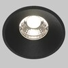Миниатюра фото втсраиваемый точечный светодиодный светильник maytoni round dl058-7w4k-b | 220svet.ru