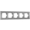 Миниатюра фото рамка werkel slab на 5 постов серебро/софт w0052965 4690389207952 | 220svet.ru