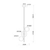 Миниатюра фото подвесной светильник arte lamp gemini a2243sp-3bk | 220svet.ru