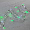 Миниатюра фото гирлянда нить 10м зеленая с мерцанием белого диода 220в, 100 led, провод прозрачный пвх, ip54 ltc pst100blw-10-2g | 220svet.ru