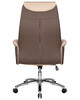 Миниатюра фото офисное кресло dobrin leonard lmr-128b_m_el-brown-beige-12676 | 220svet.ru