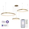 Миниатюра фото подвесная люстра с пультом ду citilux genka smart cl756a092 | 220svet.ru