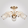 Миниатюра фото потолочная люстра eurosvet gabriella 30026/5 золото | 220svet.ru