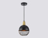 Миниатюра фото подвесной светильник ambrella light traditional loft tr8504 bk/cp | 220svet.ru