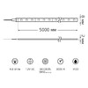 Миниатюра фото лента gauss 4,8w/m 60led/m 2835smd теплый белый 5m 312400148 | 220svet.ru