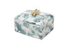 Миниатюра фото шкатулка голубая со стрекозой garda decor 55rd6078l | 220svet.ru