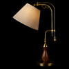 Миниатюра фото настольная лампа loft it elaine 10569t dark wood | 220svet.ru