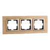 Миниатюра фото рамка 3-постовая mono electric style клён 107-520000-162 | 220svet.ru