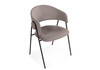 Миниатюра фото стул на металлокаркасе woodville криспиан латте (zd 290) / черный 619203 | 220svet.ru