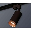 Миниатюра фото комплект трекового светильника ambrella light xt6323065 sbk/ppg черный песок/золото розовое полированное (a2521, c6323, n6135) | 220svet.ru
