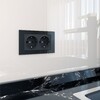Миниатюра фото розетка двойная с заземлением werkel черные матовый w1172008 | 220svet.ru