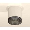Миниатюра фото комплект накладного светильника ambrella light techno spot xs7401021 swh/bk белый песок/тонированный (c7401, n7192) | 220svet.ru