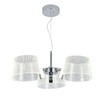 Миниатюра фото подвесная светодиодная люстра indigo orlare 14021/3p chrome v000105l | 220svet.ru