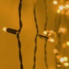 Миниатюра фото гирлянда занавес 2 x 2 м желтый 220в, 400 led, провод черный каучук 2,3мм, ip65 ltc eco402-1-2y | 220svet.ru