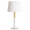 Миниатюра фото настольная лампа arte lamp connor a2102lt-1wh | 220svet.ru