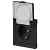 Миниатюра фото розетка эра arktik 16-2103-05 с заземлением 2p+e schuko со шторками с крышкой 16а-250в антрацит б0070438 | 220svet.ru