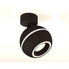Миниатюра фото комплект накладного светильника ambrella light techno spot xm1102015 sbk черный песок (a2210, c1102, n7111) | 220svet.ru