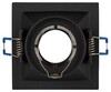 Миниатюра фото светильник встраиваемый декоративный эра kl102 bk/ch под лампу mr16 gu5.3 черный/хром б0056356 | 220svet.ru