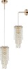 Миниатюра фото светильник подвесной-настенный stilfort 2187/03/01p серия rain of crystal | 220svet.ru
