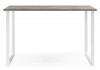 Миниатюра фото стол деревянный woodville лиман 120x80 бетон светлый / белый матовый 619209 | 220svet.ru
