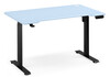 Миниатюра фото компьютерный стол с подъемным механизмом 140х80 woodville маркос голубой / черный 614604 | 220svet.ru