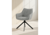 Миниатюра фото стул на металлокаркасе поворотный woodville denever gray / black 15836 | 220svet.ru