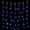 Миниатюра фото гирлянда занавес 1 x 9 м синий 220в, 900 led, провод черный пвх, ip54 ltc pcl901-11-2b | 220svet.ru