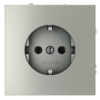 Миниатюра фото розетка встраиваемая с заземлением 16а voltum s70 vls040105 (сталь) | 220svet.ru
